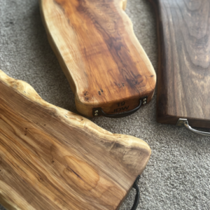 Hand crafted wooden cheeseboard
