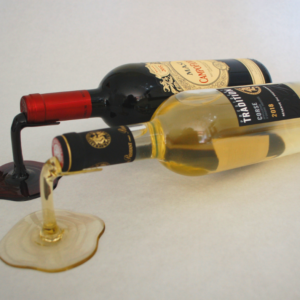 Novelty wine bottle holder
