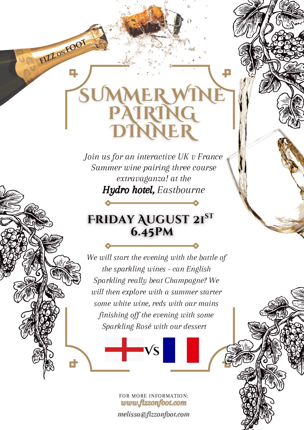 Summer Wine Pairing Dinner Evening - 21st Aug - Image 2